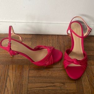 New Reformation Pink Heeled Sandal